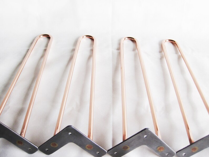 Copper Coffee Table Legs. From 9 22cm to 16 40cm Copper Etsy