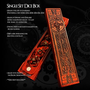 Artificer Dice Box - Dungeons and Dragons, DnD, Pathfinder, Table Top Role Playing Accessories by Eldritch Arts