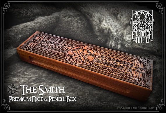Dice Box - The Smith - Blacksmith RPG, Dungeons and Dragons, DnD, Pathfinder, Role Playing and Gaming Accessories by Eldritch Arts