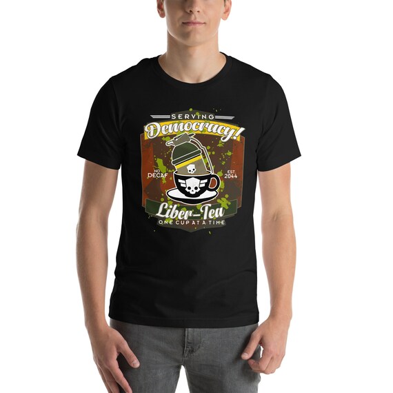 Liber-Tea! For Democracy! Helldivers 2 Unisex Tee