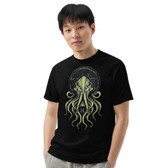 Cthulhu by Eldritch Arts® - (Color) Front and Back Printed Tee - Unisex