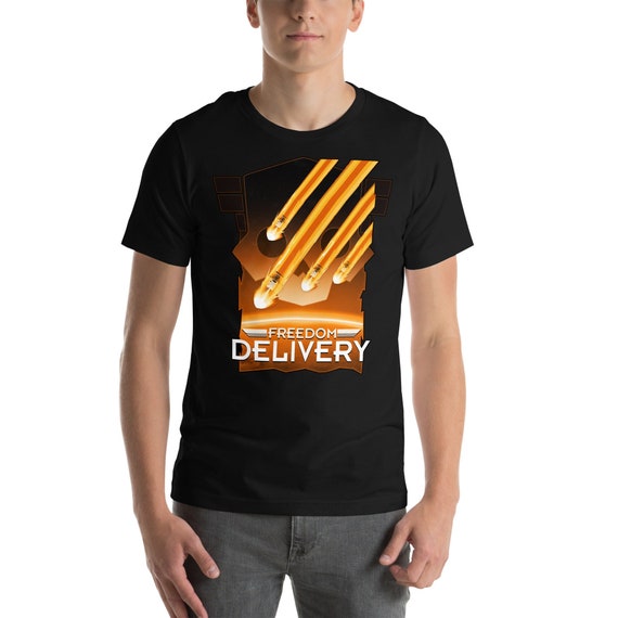 Freedom Delivery!  Helldivers 2 Unisex Tee