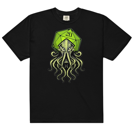 Cthulhu D20 Critical Hit! by Eldritch Arts® - (Color)  Printed Tee - Unisex