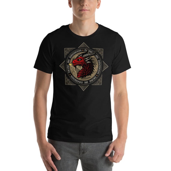 Here Be Dragons - Eldritch Arts - Mens - Unisex Tee