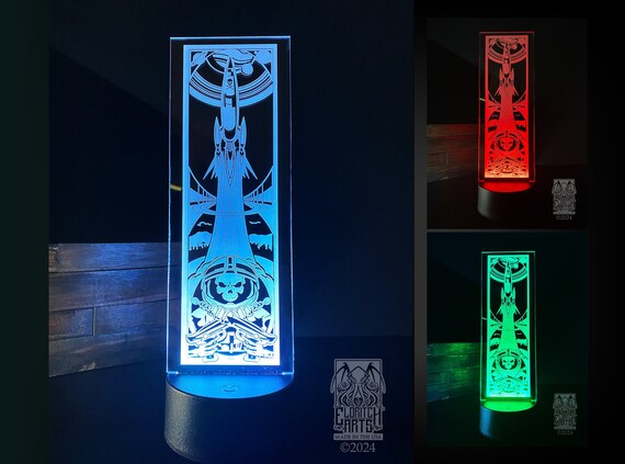 Rockets & Rayguns Sci-Fi  -  LED - Decorative Light - Night Light - Desk Light, USB or Battery Powered by Eldritch Arts®