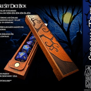 Dice Box - Spooky Tree  - Table Top Role Playing Accessories  by Eldritch Arts