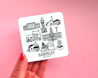 BARNSLEY COASTER - Landmarks & Icons