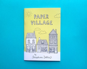 PAPER VILLAGE BOOK - Paper Craft Activity Book