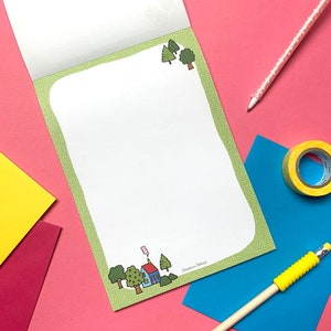 Carta da lettere con motivo "Cottage" - Regalo spedibile tramite posta ordinaria