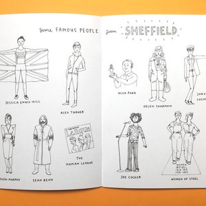 A Very Sheffield Colouring Book Sheffield themed gift for adults and children Christmas Birthday Yorkshire image 4