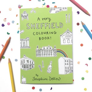 Livre de coloriage Sheffield - pour adultes et enfants