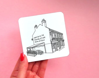 RIVERSIDE KELHAM COASTER - Landmarks & Pubs