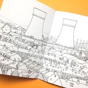 A Very Sheffield Colouring Book Sheffield themed gift for adults and children Christmas Birthday Yorkshire image 6