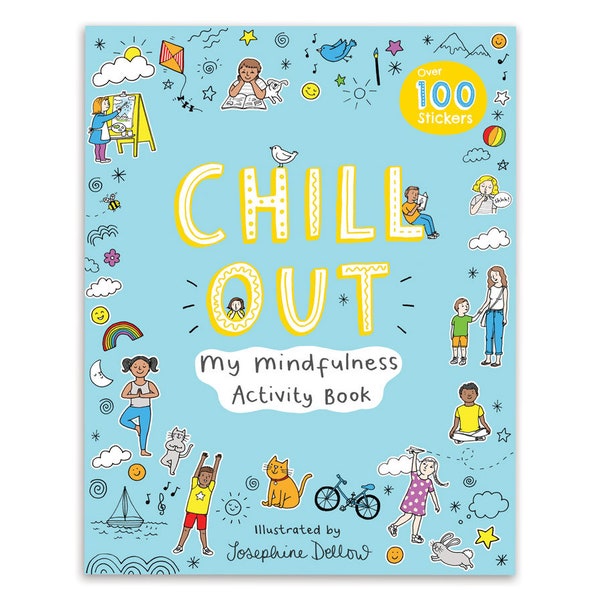 SIGNED + FREE GIFT Chill Out - My Mindfulness Activity Book - Signed Copy + 2 Free Colour In Postcards