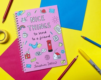 Nice Things to Send to a Friend - Stationary activity book - Snail Mail Postable Gifts