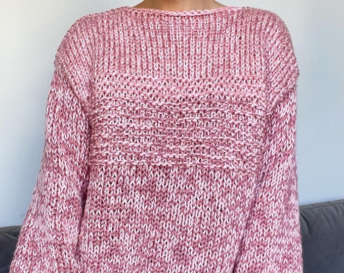LOOM Knitting Pattern the Everyday Pullover (sleeveless Warm Chunky