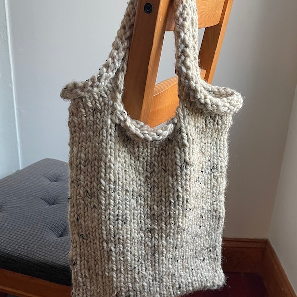 Sunday Market Bag - Loom Knitting Pattern