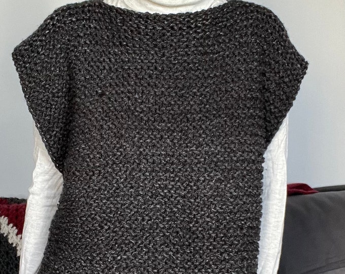 LOOM Knitting Pattern the Everyday Pullover (sleeveless Warm Chunky