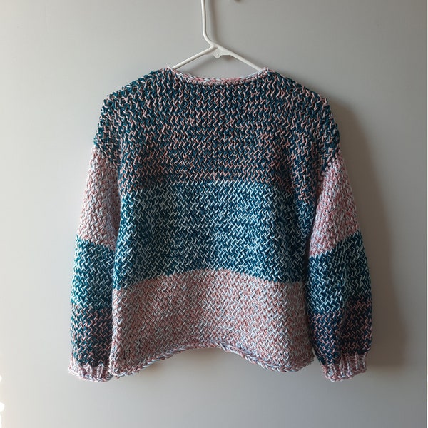 Loom Knit Sweater Pattern - Etsy