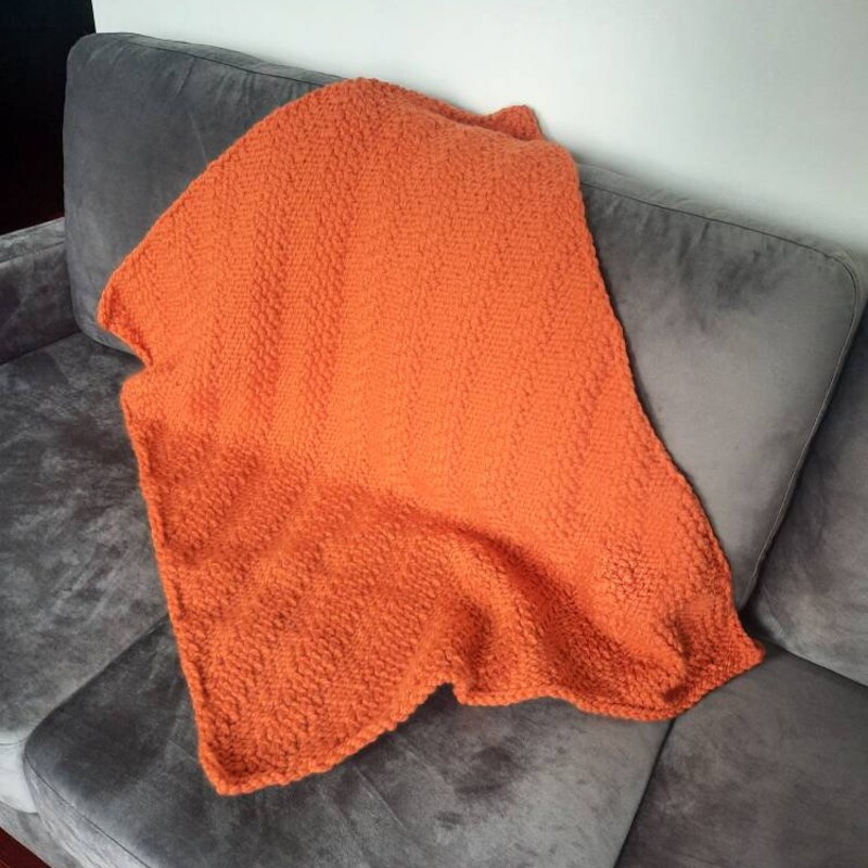 Loom Knit Blanket Etsy