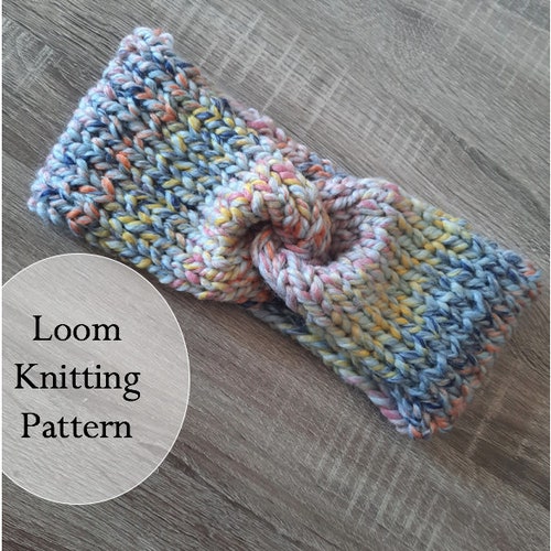 Boho Headband a Loom Knit Pattern Etsy