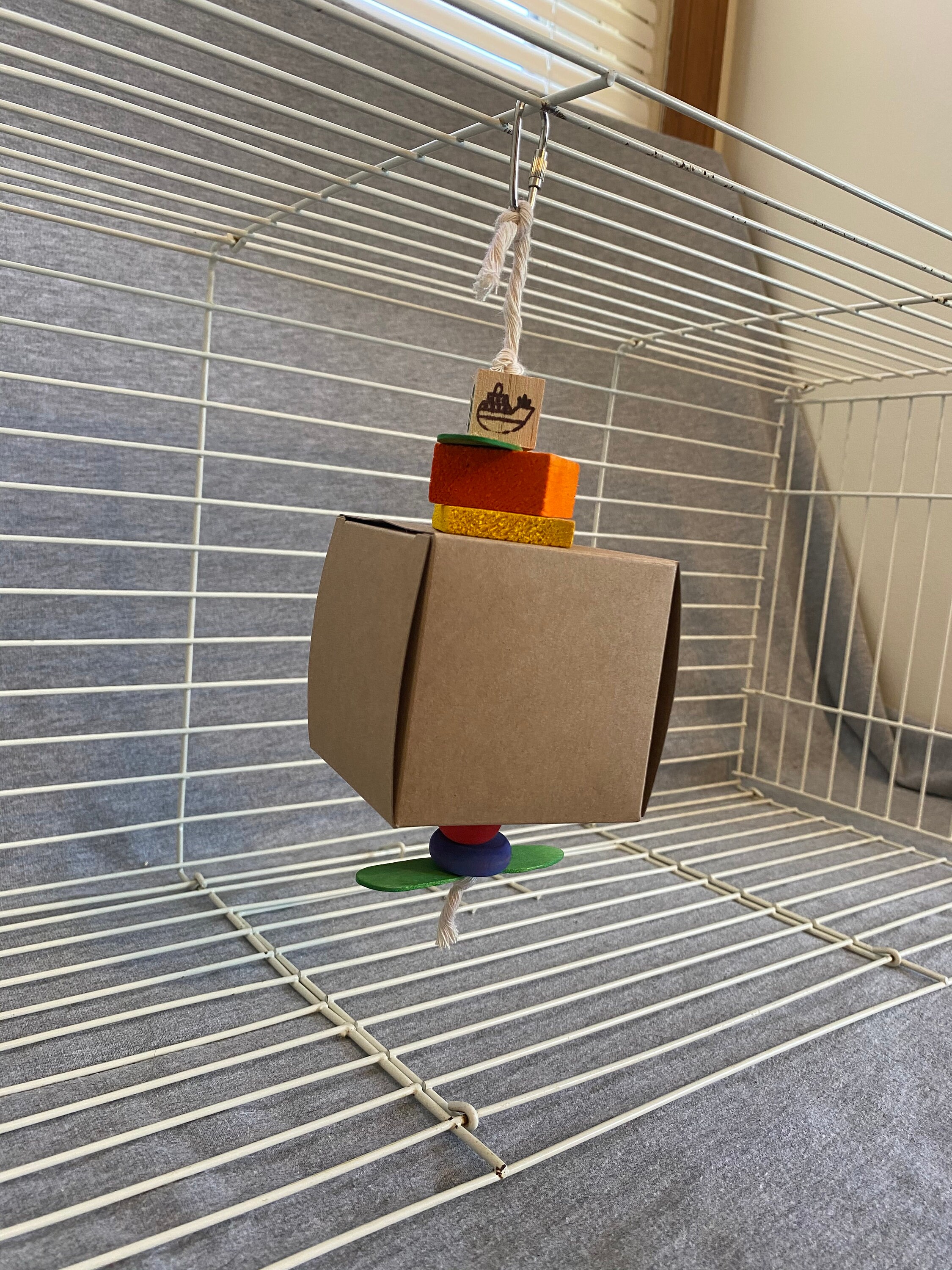 Small Animal/Bird Hanging Chew Toy Etsy