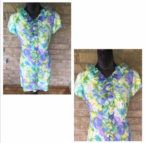 Vintage 1950’s Ruffle Dress