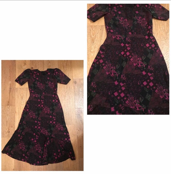 Vintage A-Line floral Dress