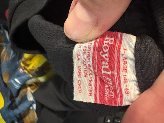 Vintage 1980s NKOTB Band T-Shirt: Royal First Cla… - image 7