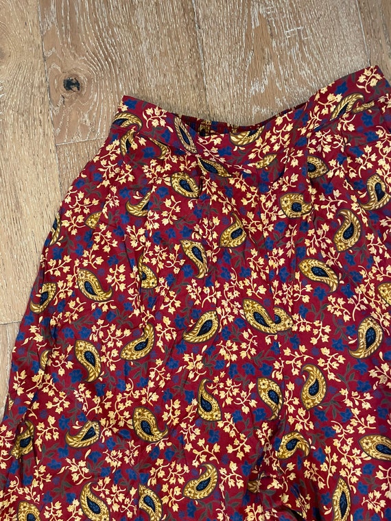 1990’s Paisley BREAMAR Culottes - image 7