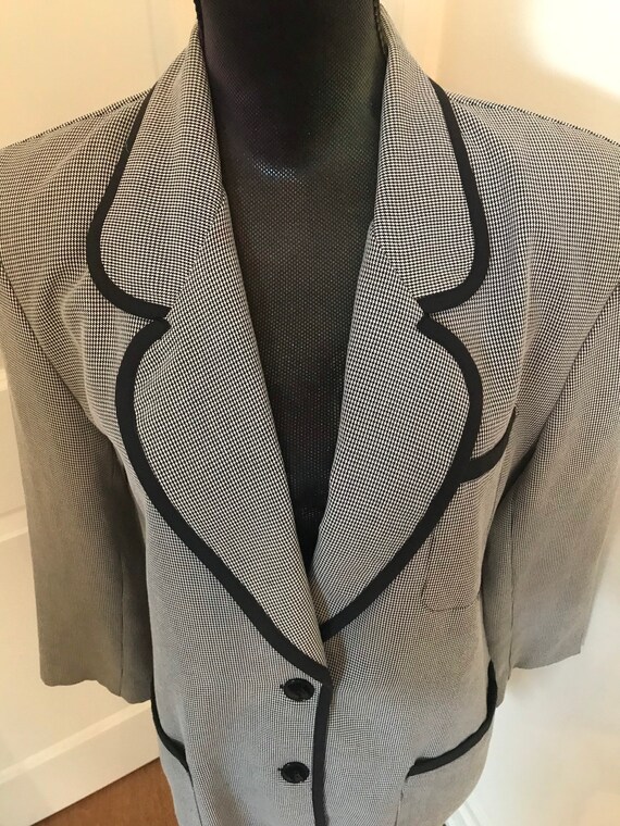 Houndstooth Oversized blazer