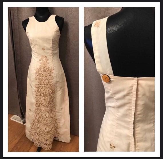 VTG Bohemian embroidered Cotton Dress