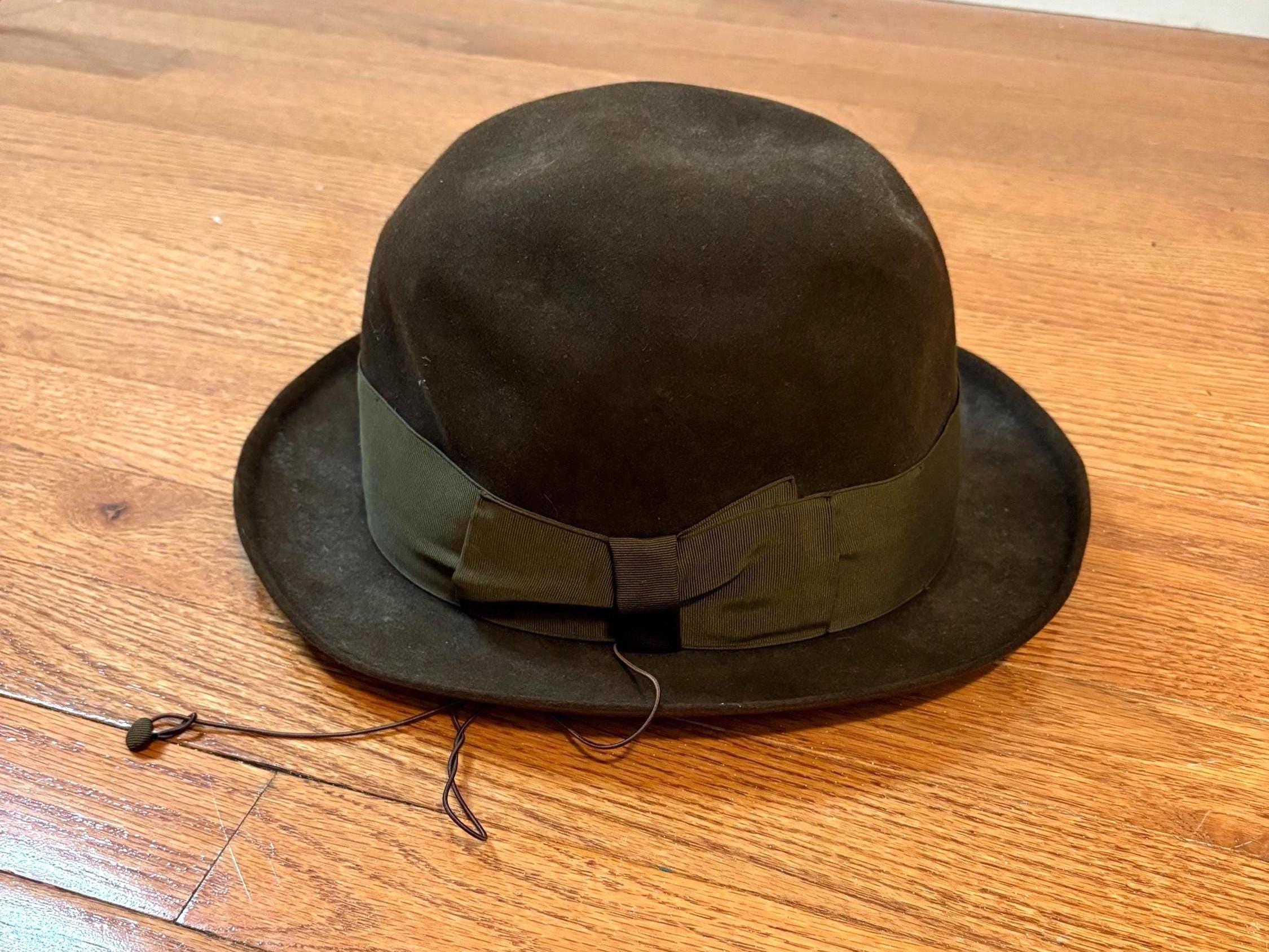 Vintage 1930s Borsalino Fedora – Brown Plush Finish  display picture 1