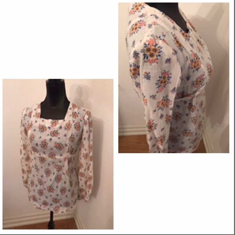 1970\u2019s muslin Tunic