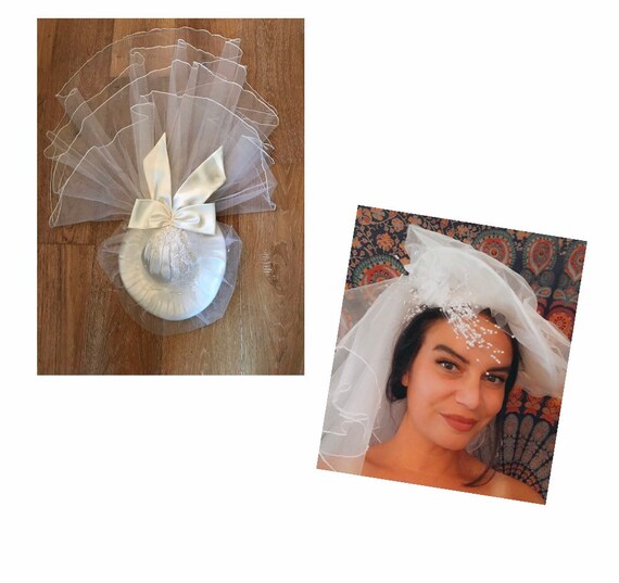 Vintage 1980’s Bridal Fascinator