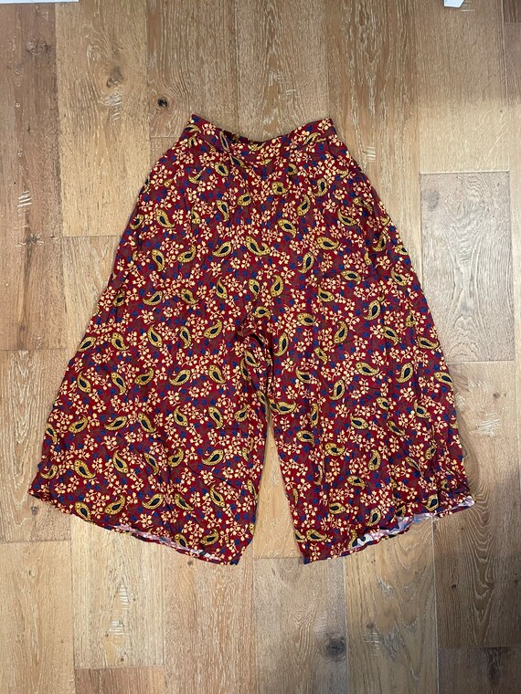 1990’s Paisley BREAMAR Culottes - image 1