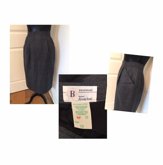 Vintage Wool Jeremy Scott Skirt