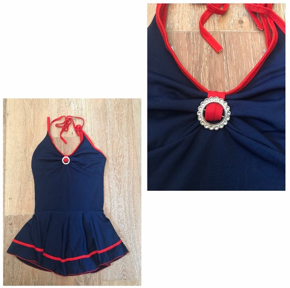 Vintage 1940’s Nautical Swimsuit