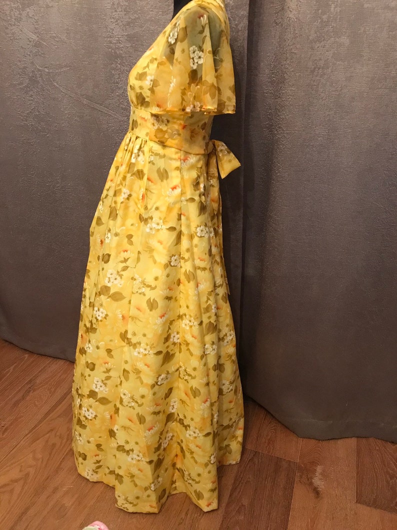 Vintage Butterfly Sleeve Bohemian Dress /'free shipping/'