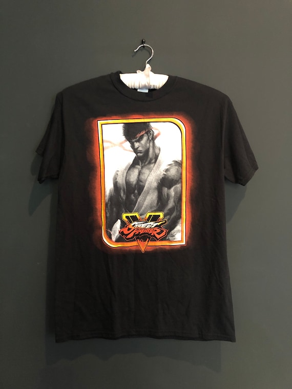 Street Fighter II vintage Tシャツ Amazon.com: Street Fighter II Gaming 1991 Adult White Short