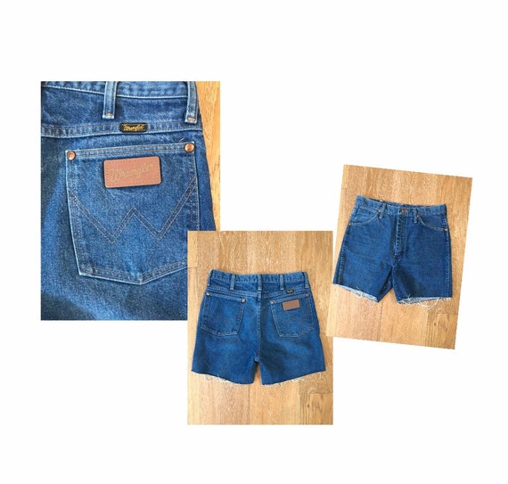 Vintage High Waisted WRANGLER Denim Shorts