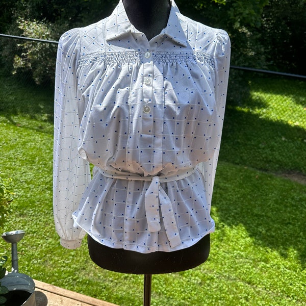 Miss Sixty Black Peasant Blouse (Medium)