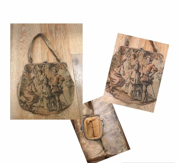Vintage 1930’s upholstered Handbag