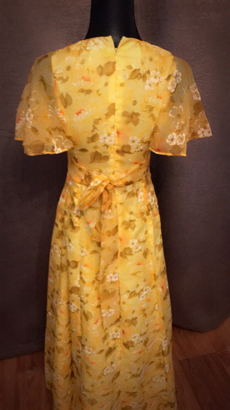 Vintage Butterfly Sleeve Bohemian Dress /'free shipping/'
