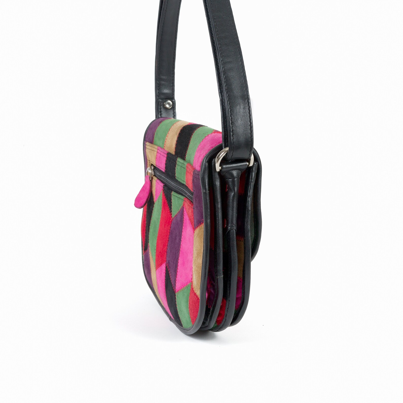 Mini Crescent Accordion Bag Colorful Women's Bag Gift Etsy