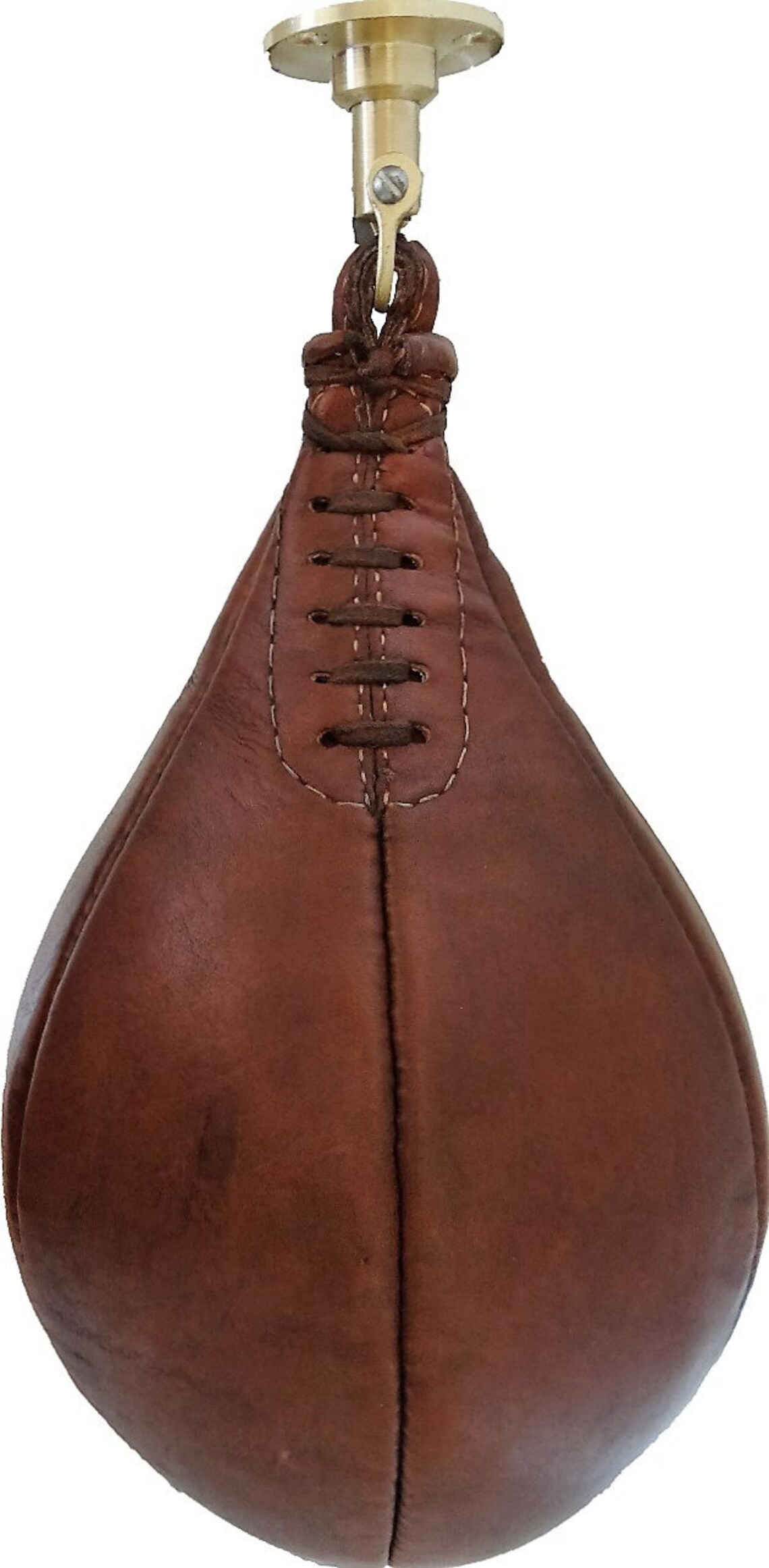Real Leather Speed Bag Vintage Style Leather Boxing Speed Etsy UK