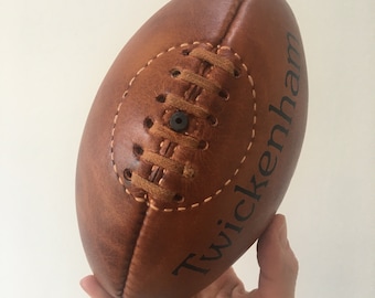 ヴィンテージレザー 1940 年代 ラグビーボール - Etsy 日本
