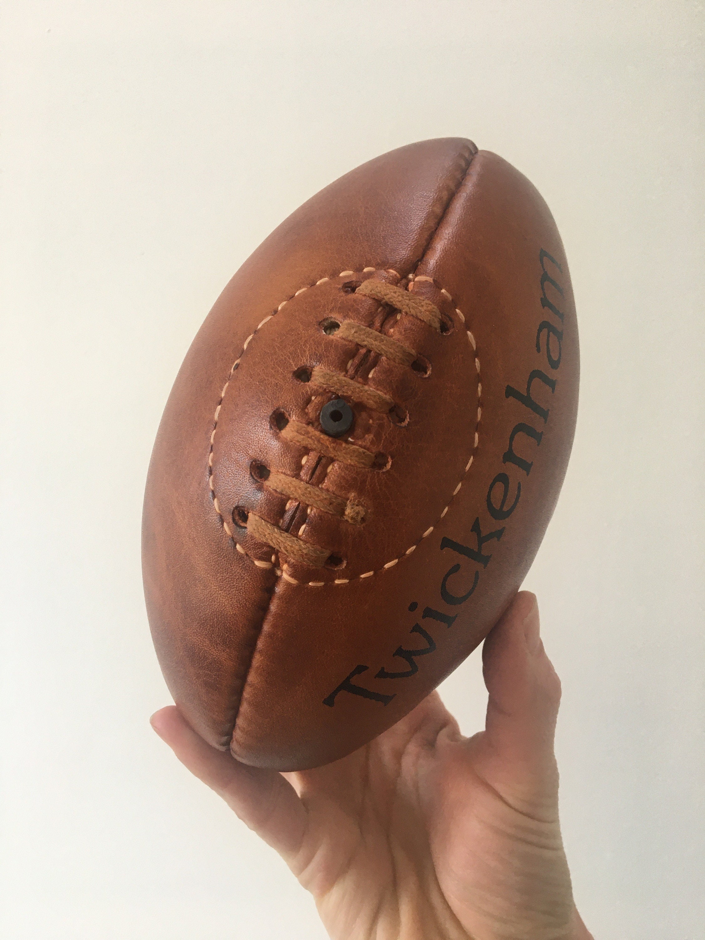 Scotland Rugby mini ball leather vintage rugby ball Scottish Rugby Gift for teenager Father's