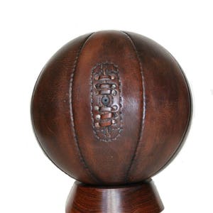 Basketball small leather basketball from Vintage Sports / basketball gift / gift for men / Father's Day gift image 1