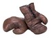 Boxing Gloves - Brown leather Vintage style boxing gloves / Father’s Day gift / gift for Boxing fan / gift for men / retro prop 